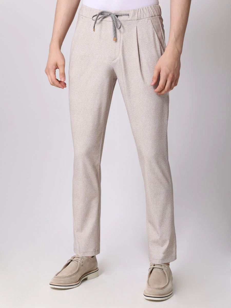 

Брюки однотонные, Бежевый, STP.JOGGER TN9412 27