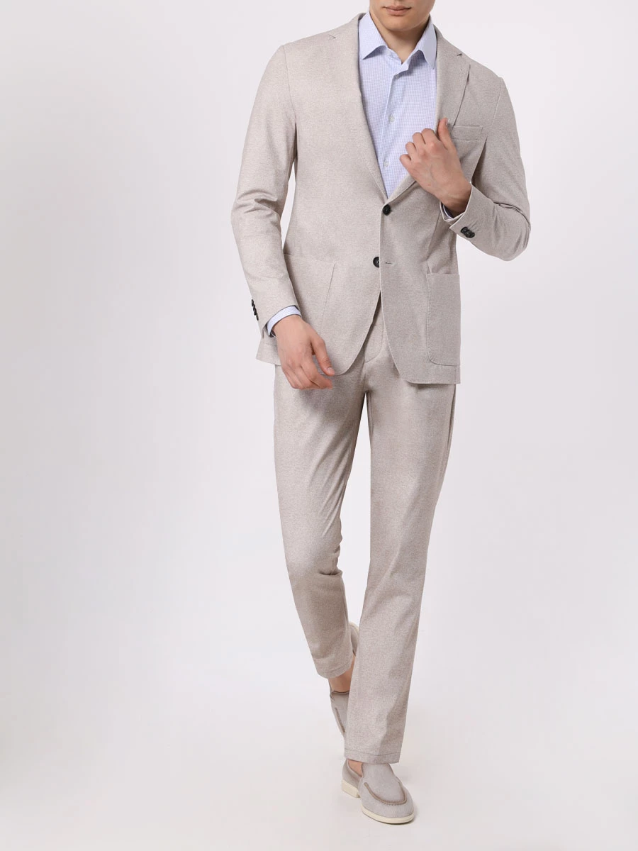 

Рубашка Slim Fit хлопковая, Голубой, CJ651 CN6862 67