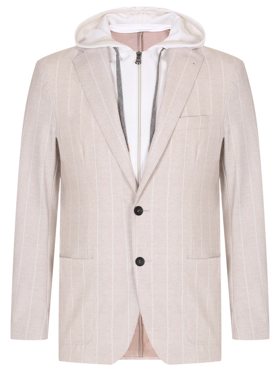 

Пиджак комбинированный, Бежевый, STP.JACKET_CN TN7412 23