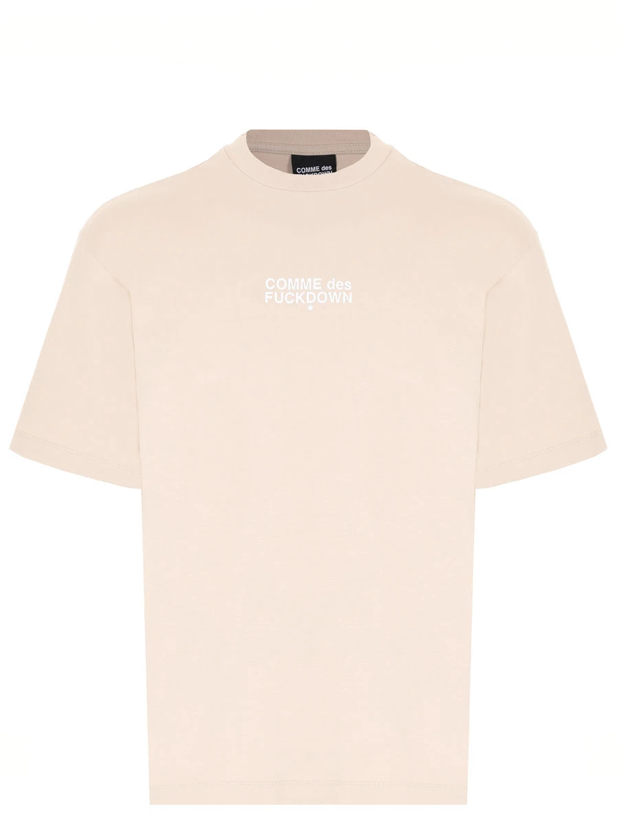 

Футболка хлопковая, Бежевый, CFABM00013 BEIGE SAND