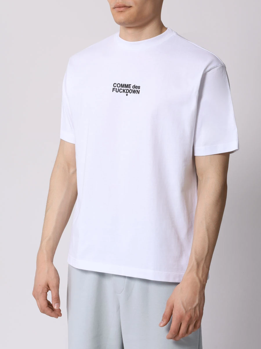 

Футболка хлопковая, Белый, CFABM00013 BIANCO