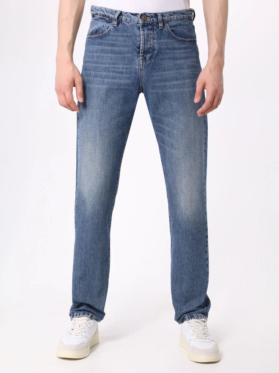 Джинсы Regular Fit хлопковые 3X1 31-M25B17-DR1137 Синий  Фото 4