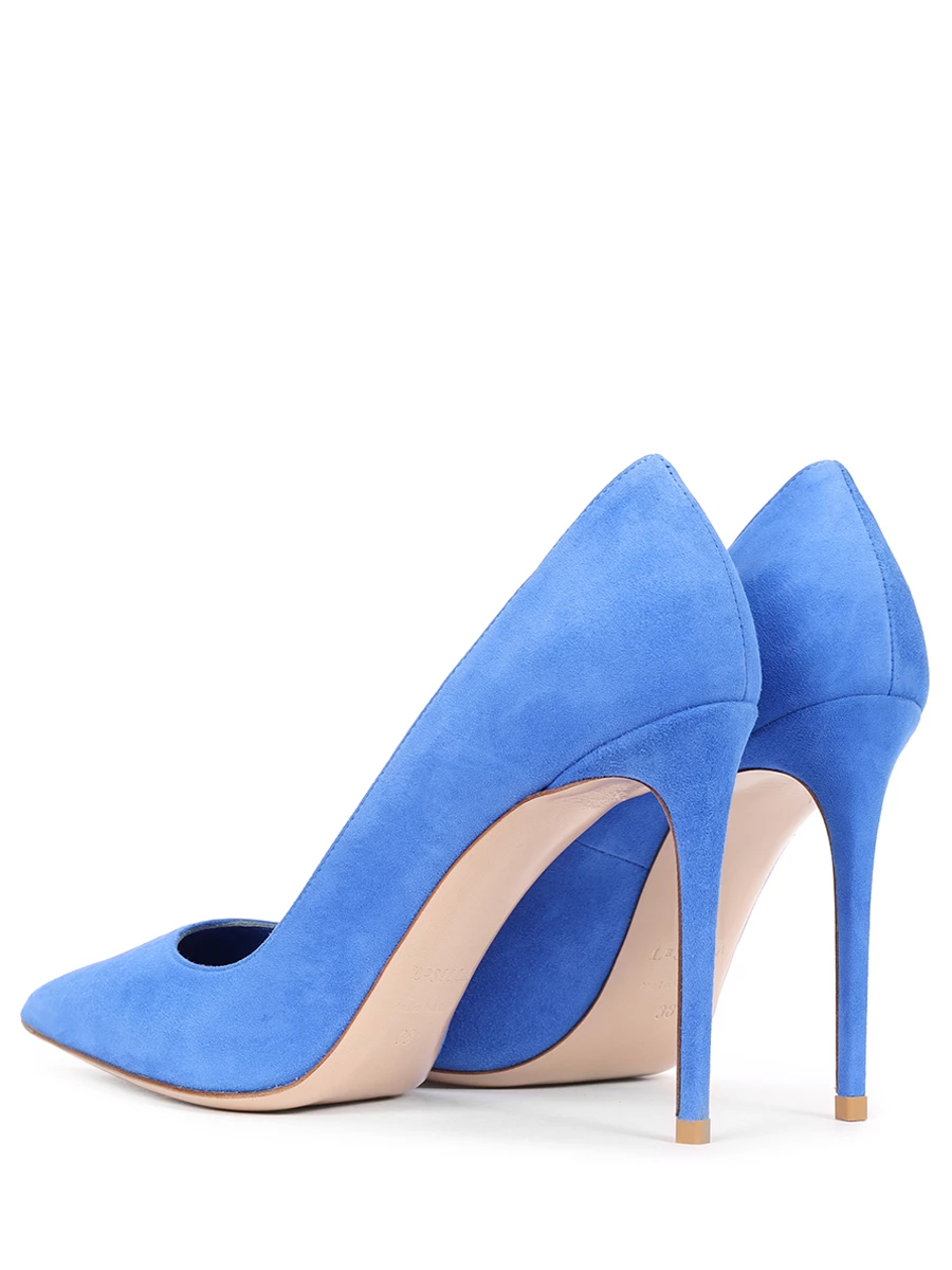 Туфли замшевые LE SILLA 2101M090R1PPVEL972, размер 37.5, цвет синий - фото 4