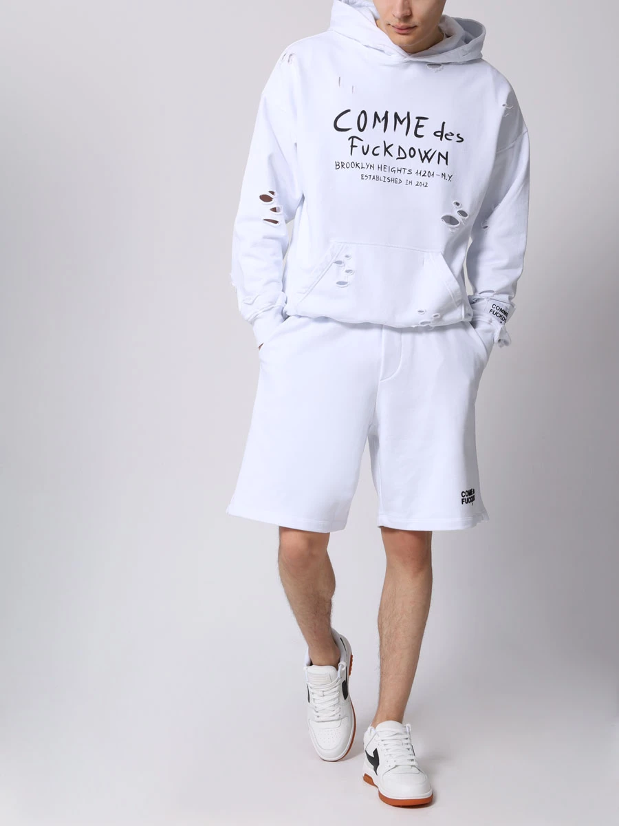 

Бермуды хлопковые, Белый, CFABM00018 BIANCO