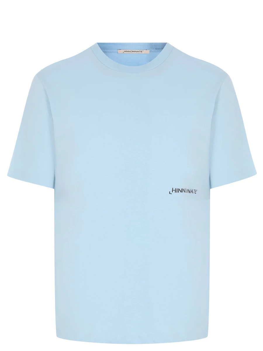 

Футболка хлопковая, Голубой, HMABM00008 ACQUA