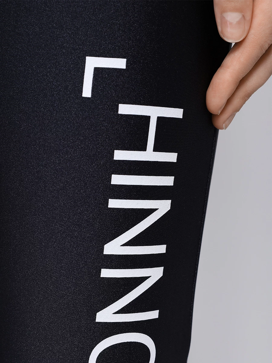 Лосины с логотипом HINNOMINATE HMABW00198 NERO, размер 40, цвет черный - фото 6