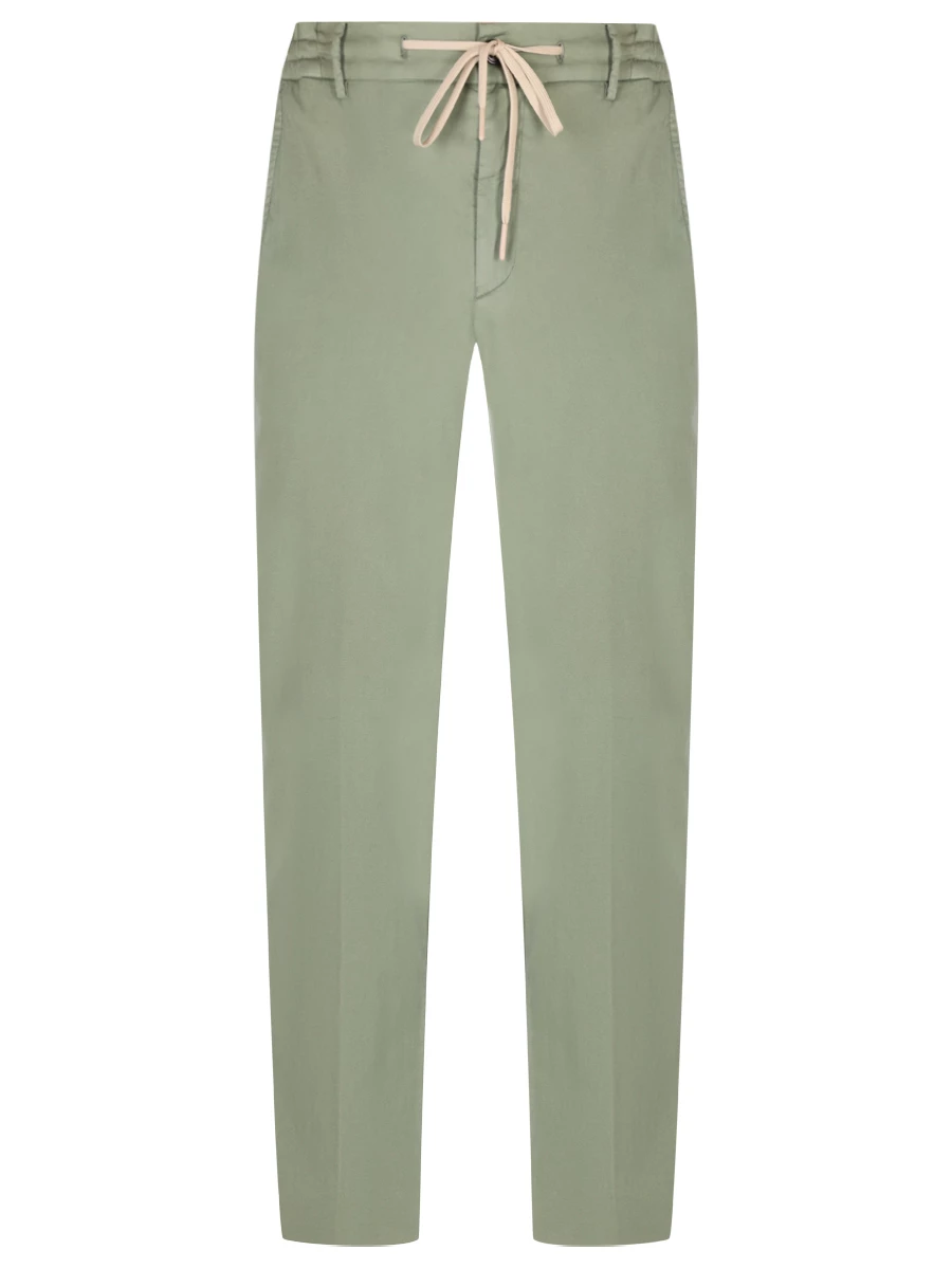 Брюки хлопковые BERWICH TF0599X/VERDE296/SPIAGGIA Зеленый 