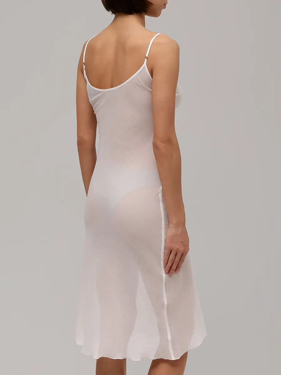 

Платье хлопковое, Белый, SLIPER