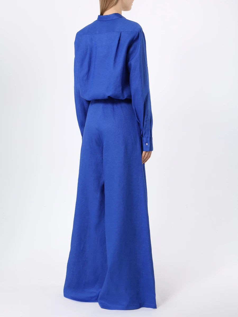 Комбинезон льняной HOLY CAFTAN ATENA Синий  Фото 3