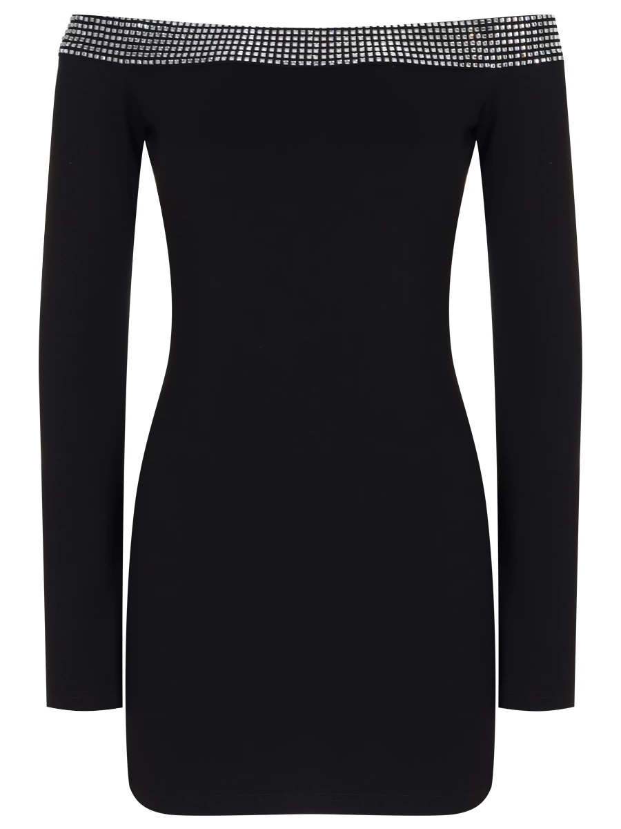 

Платье из вискозы, Черный, RE24DK33DA/BLACK