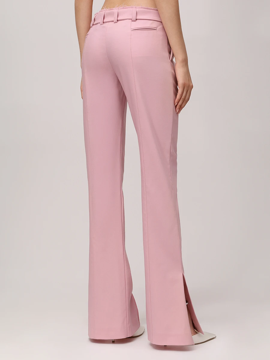Брюки шерстяные DAVID KOMA RE24DK20TR/SOFT PINK Розовый  Фото 3