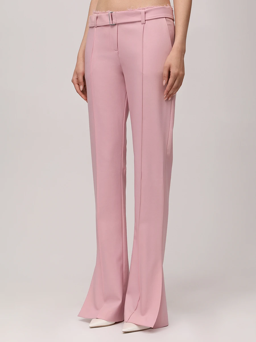 Брюки шерстяные DAVID KOMA RE24DK20TR/SOFT PINK Розовый  Фото 4