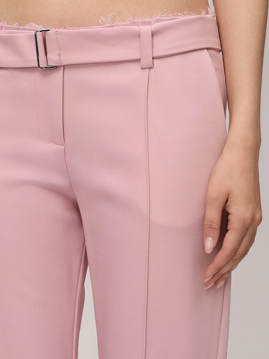 Брюки шерстяные DAVID KOMA RE24DK20TR/SOFT PINK Розовый  Фото 5