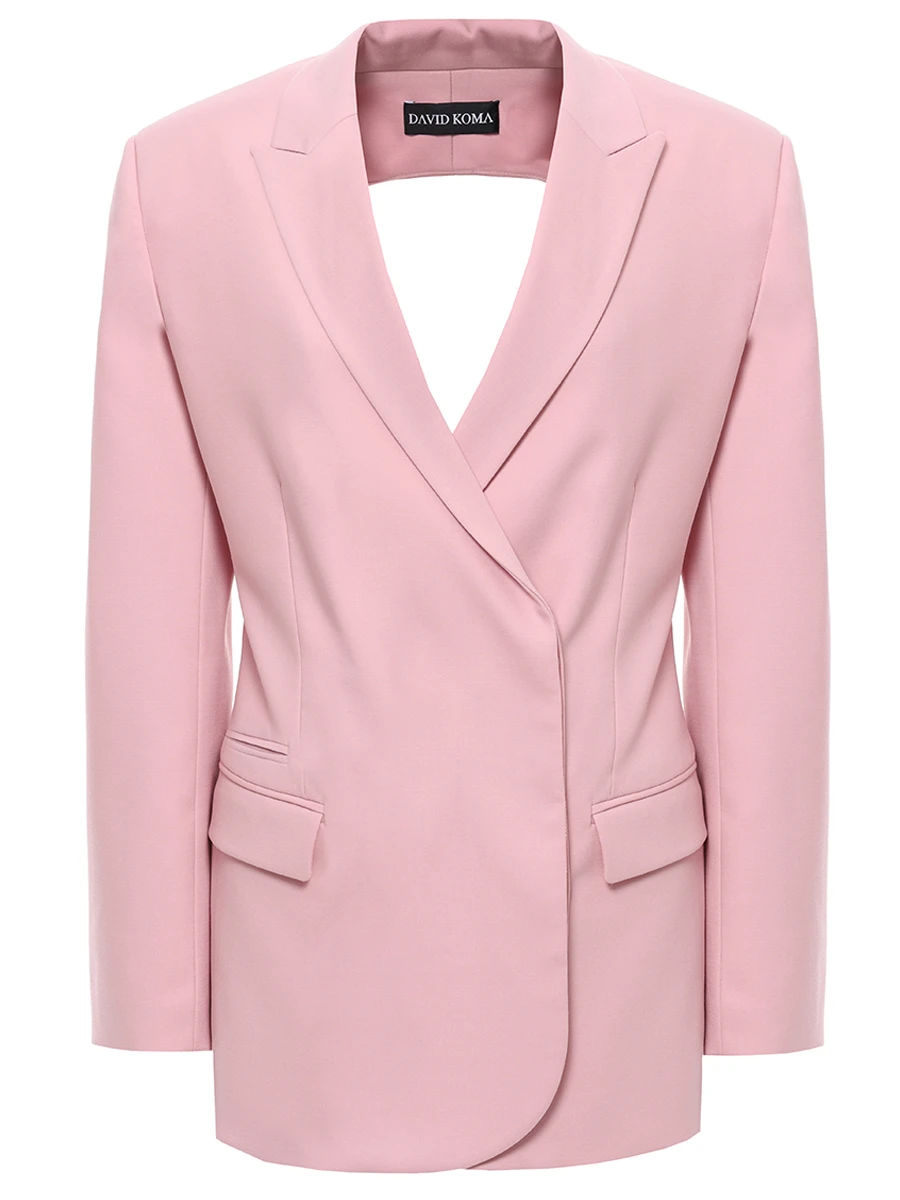 

Пиджак шерстяной, Розовый, RE24DK01J/SOFT PINK