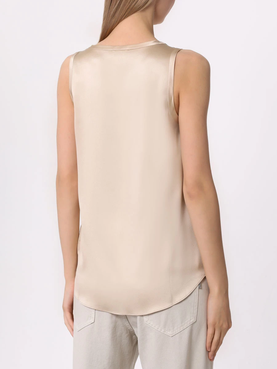 

Топ шелковый, Золотой, M0C59E0600 C8945