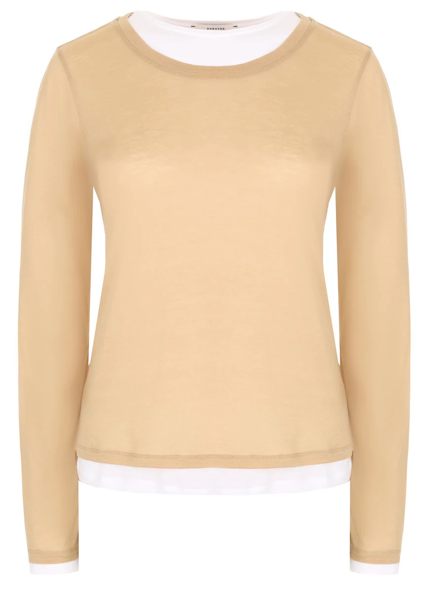 Джемпер из лиоцелла DOROTHEE SCHUMACHER 241/528602/027 Бежевый 