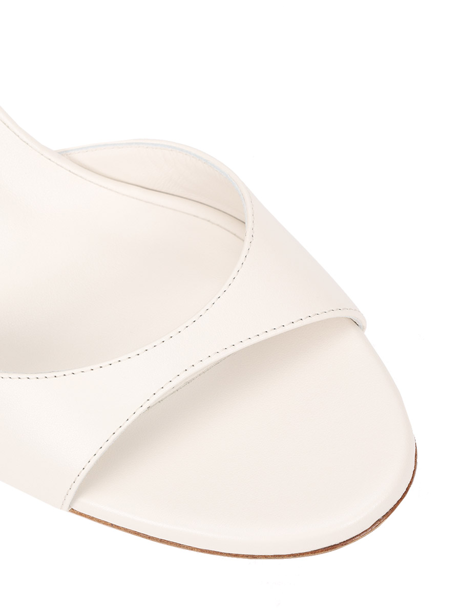 

Босоножки кожаные, Кремовый, GESSICA4-CACEMIRE-BRIDAL