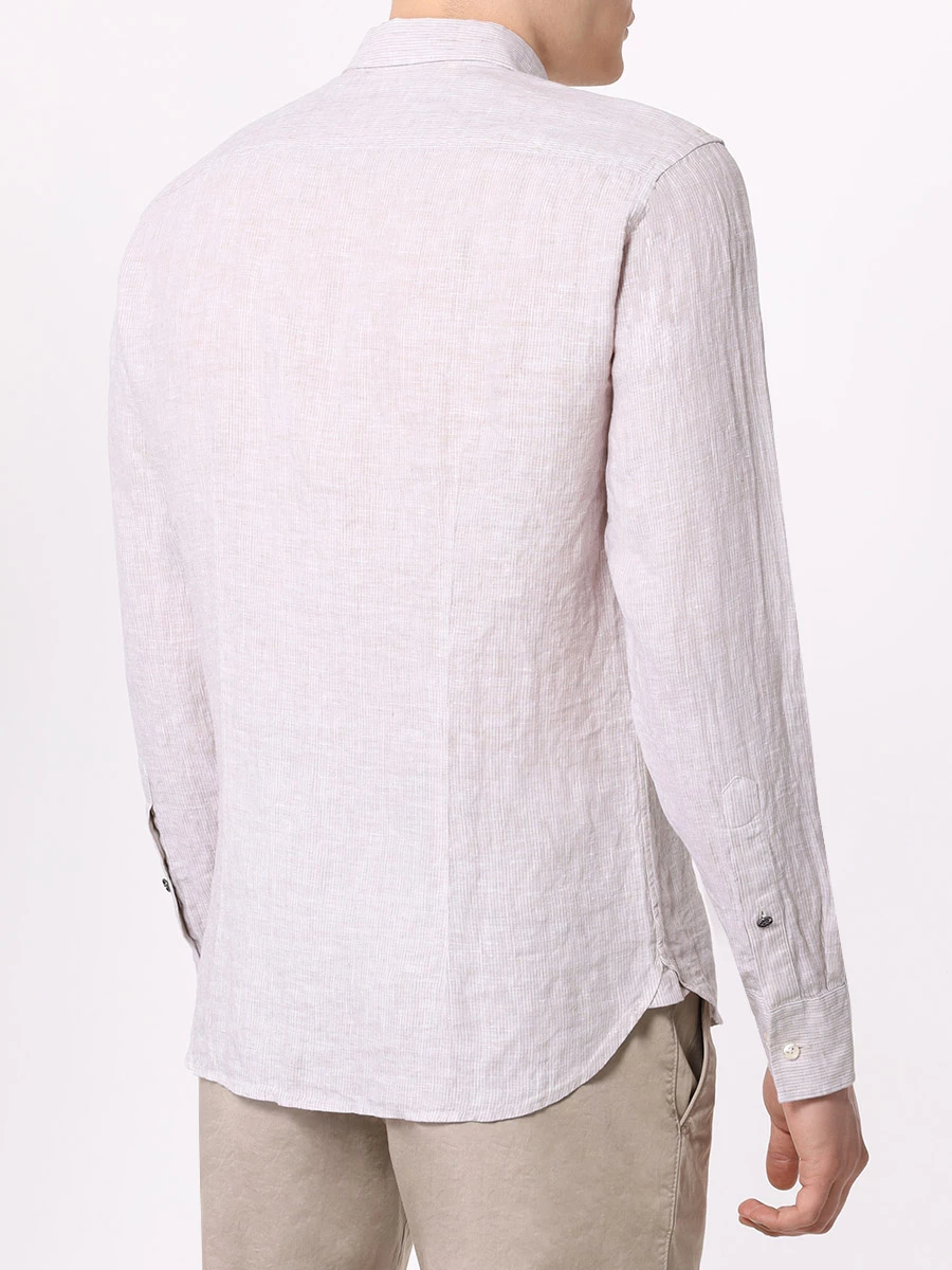 

Рубашка Slim Fit льняная Timi, Бежевый, 58748064/766 TIMI