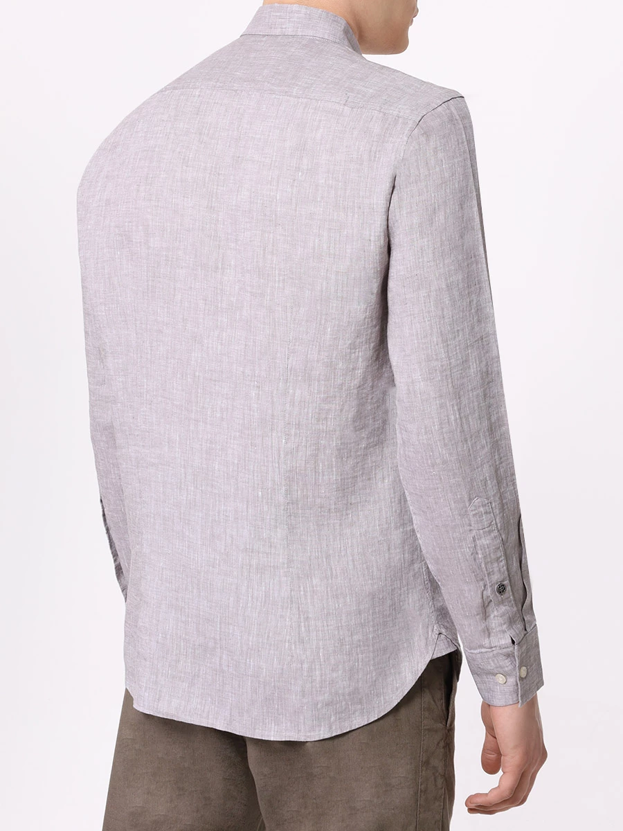 

Рубашка Slim Fit льняная Timi, Серый, 58742973/811 TIMI