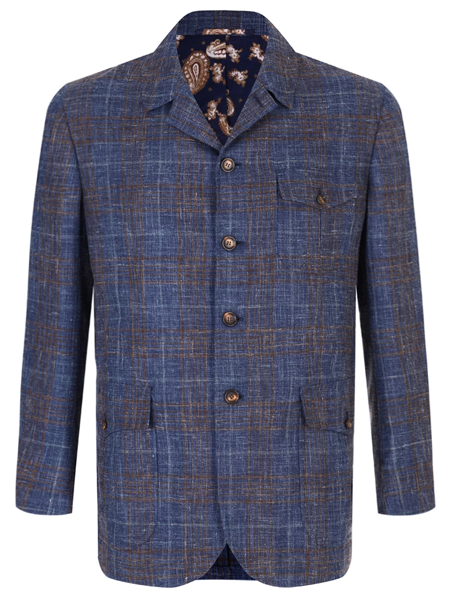Пиджак шерстяной STILE LATINO GUTRIPOLI GM12451 B30 б Синий 