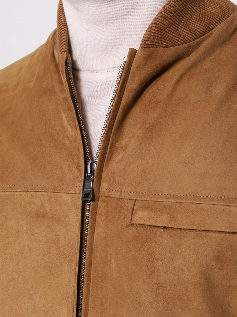 Жилет замшевый FIORONI CASHMERE MTP28667E1 0001 Коричневый  Фото 5