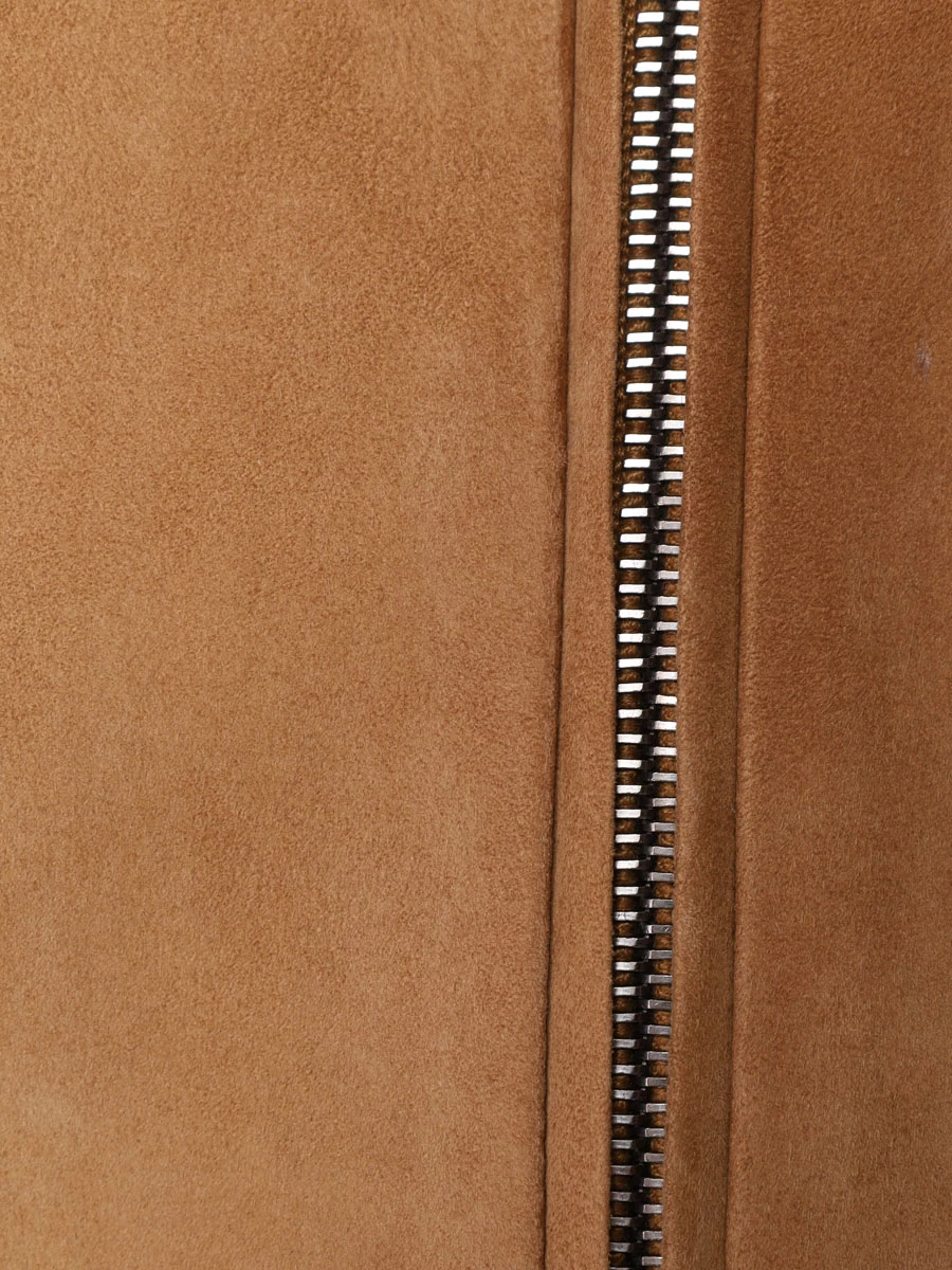 Жилет замшевый FIORONI CASHMERE MTP28667E1 0001 Коричневый  Фото 6