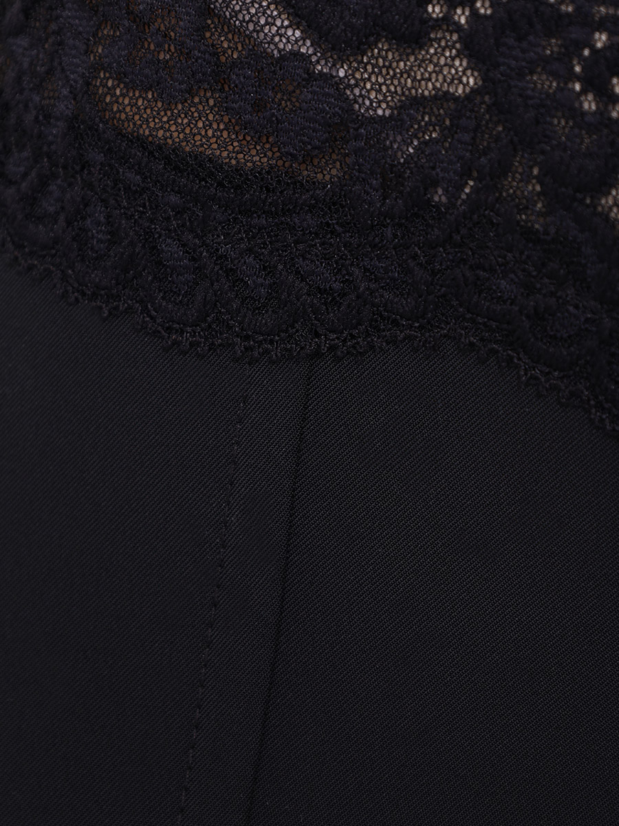 Брюки с кружевом BLUMARINE P42 2P115A N0990 Черный  Фото 6
