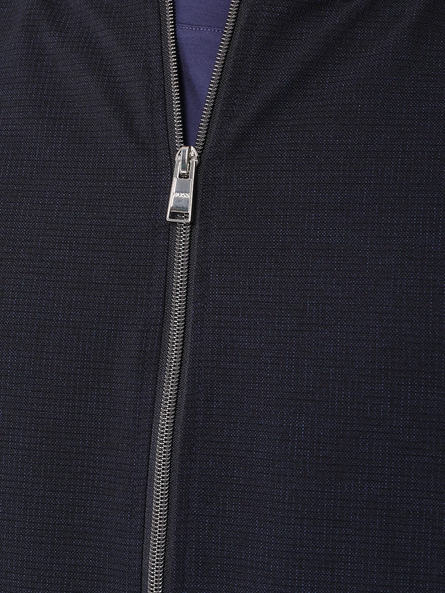 Бомбер Slim Fit однотонный BOSS 50513897/404 Синий  Фото 5