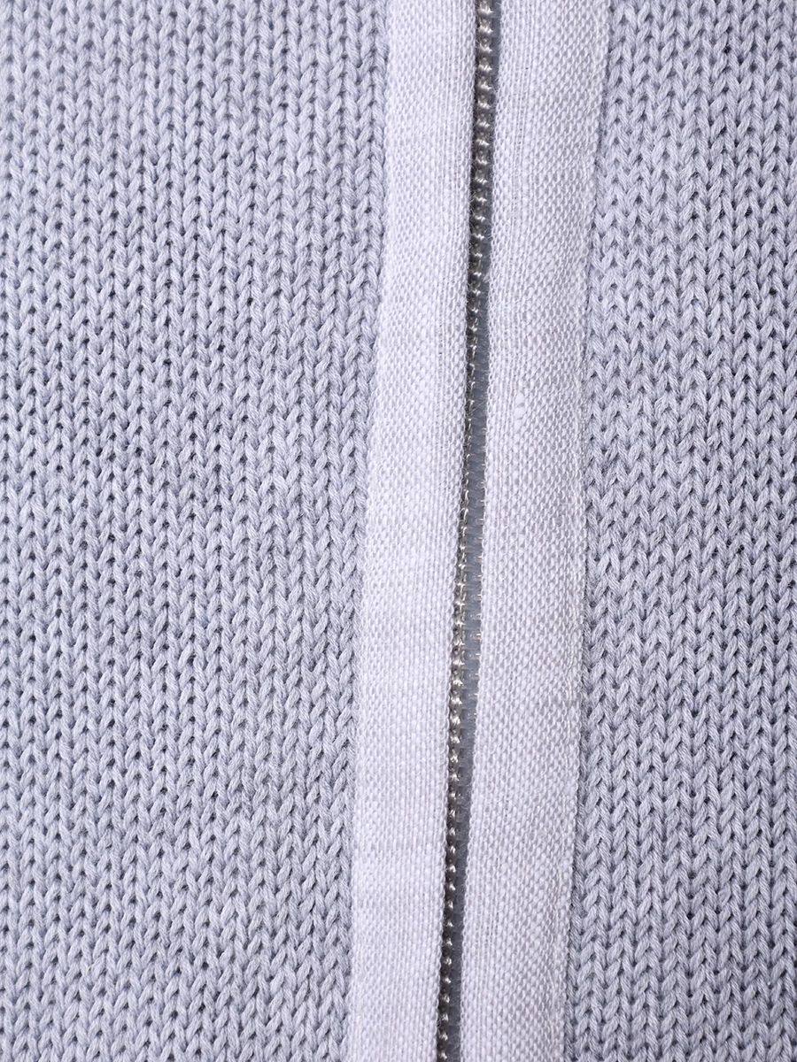 Кардиган хлопковый PAUL & SHARK 24411706/930 Серый  Фото 6