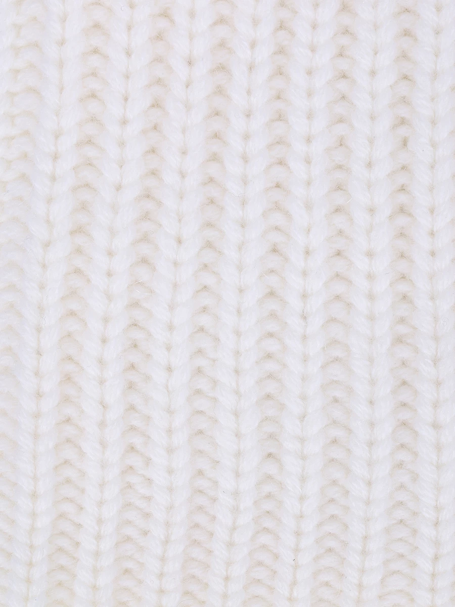 Шапка кашемировая NAUMI 6316OW-0090-OT001 Молочный, размер Один размер, цвет белый - фото 3