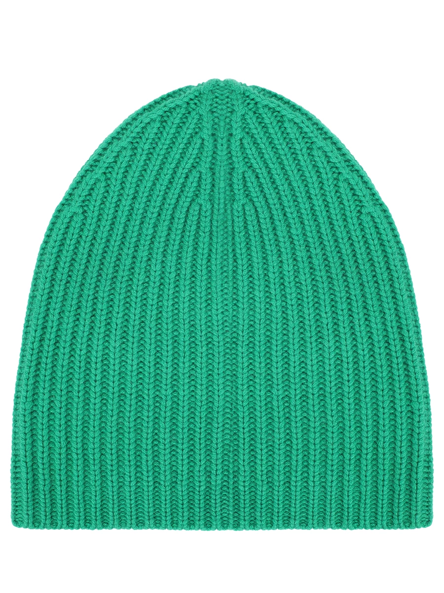 Шапка кашемировая NAUMI 6316OW-0090-OT190, размер Один размер, цвет зеленый