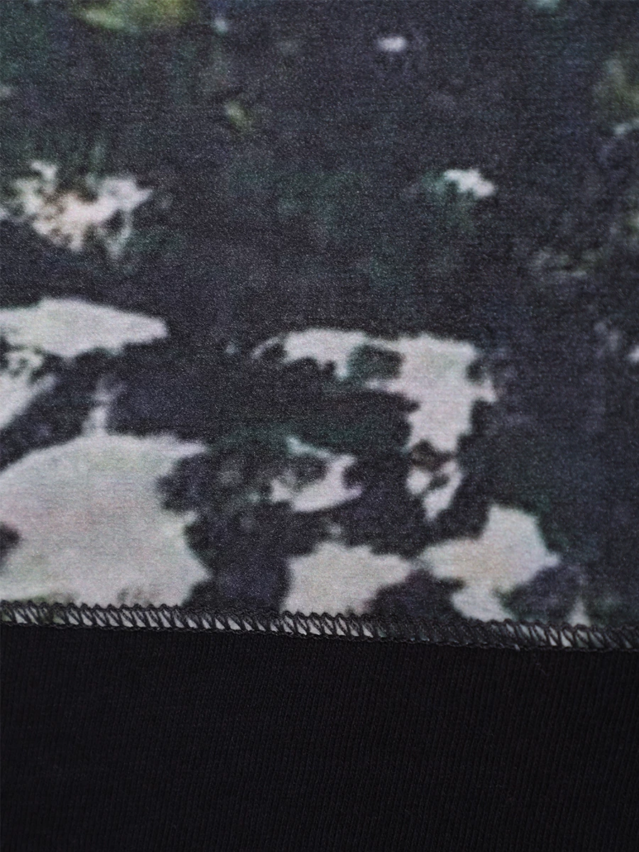Футболка хлопковая BASTILLE SIRENETTES Лес, размер 48, цвет черный - фото 6