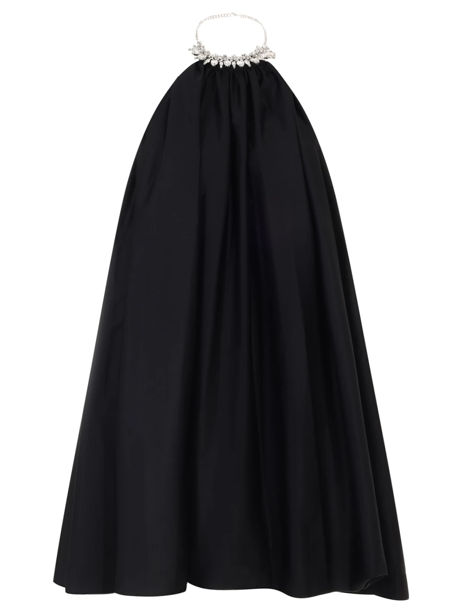 

Платье хлопковое, Черный, WRG3003/02