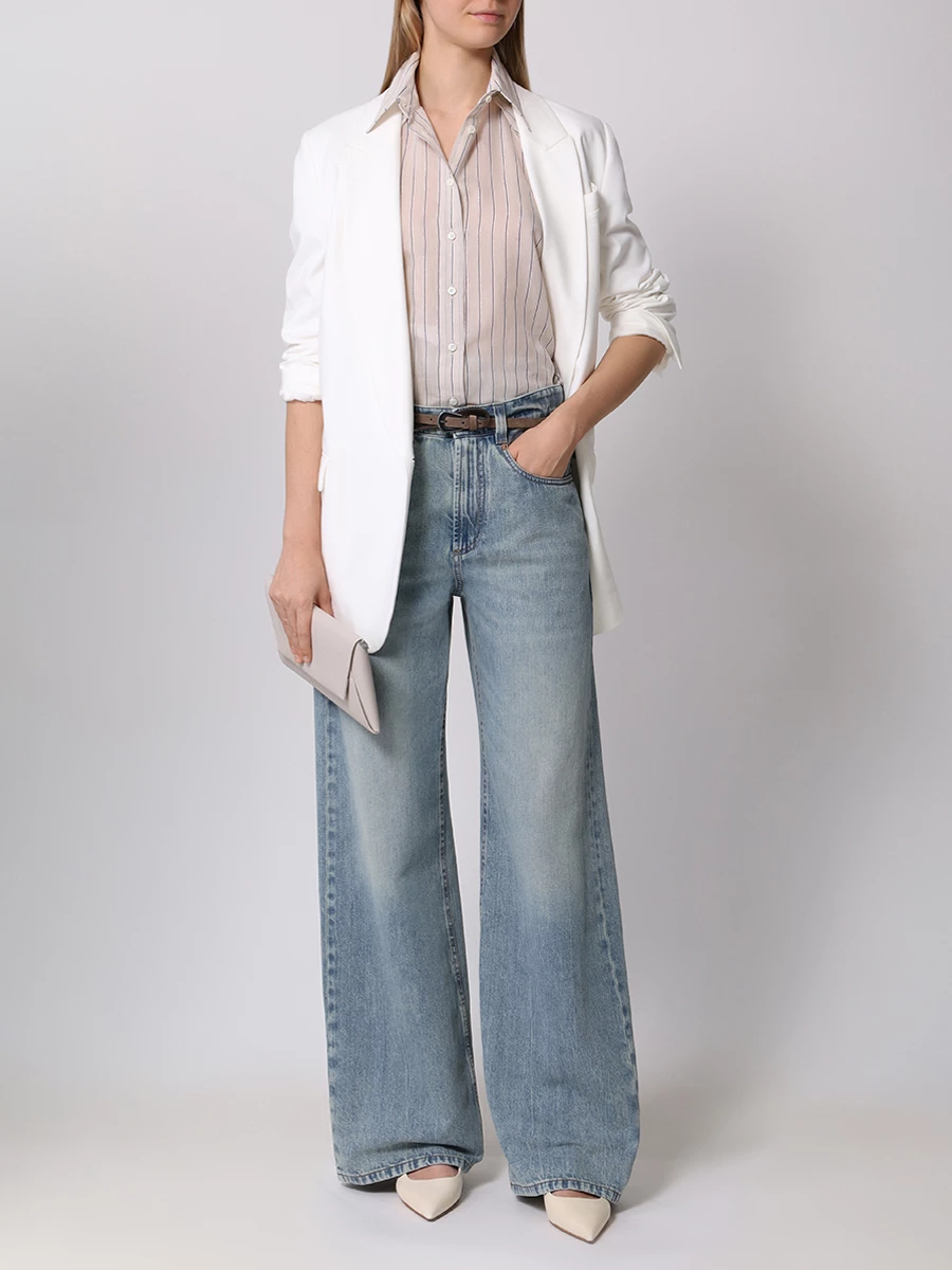

Джинсы Relaxed Fit хлопковые, Голубой, M0H72P5892 C8326