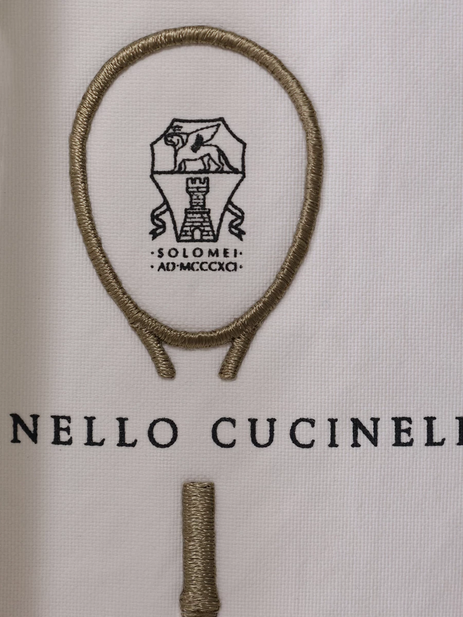 Юбка из поплина BRUNELLO CUCINELLI ML153G3579 C3720 Белый  Фото 6