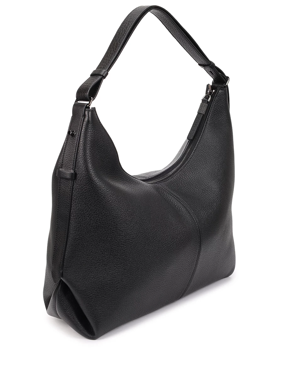 Сумка кожаная BRUNELLO CUCINELLI MBVND2557 C101 Черный  Фото 3