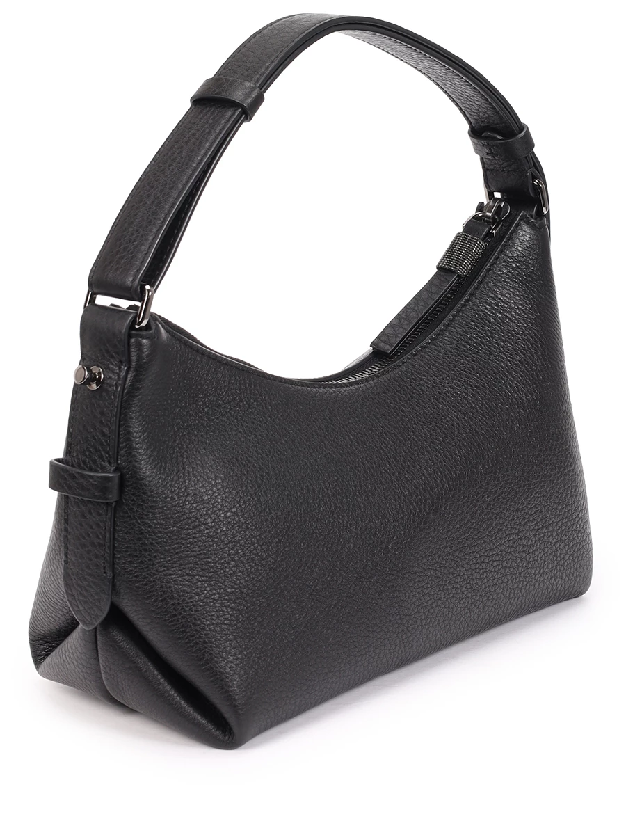 Сумка кожаная BRUNELLO CUCINELLI MBVND2546 C101 Черный  Фото 3