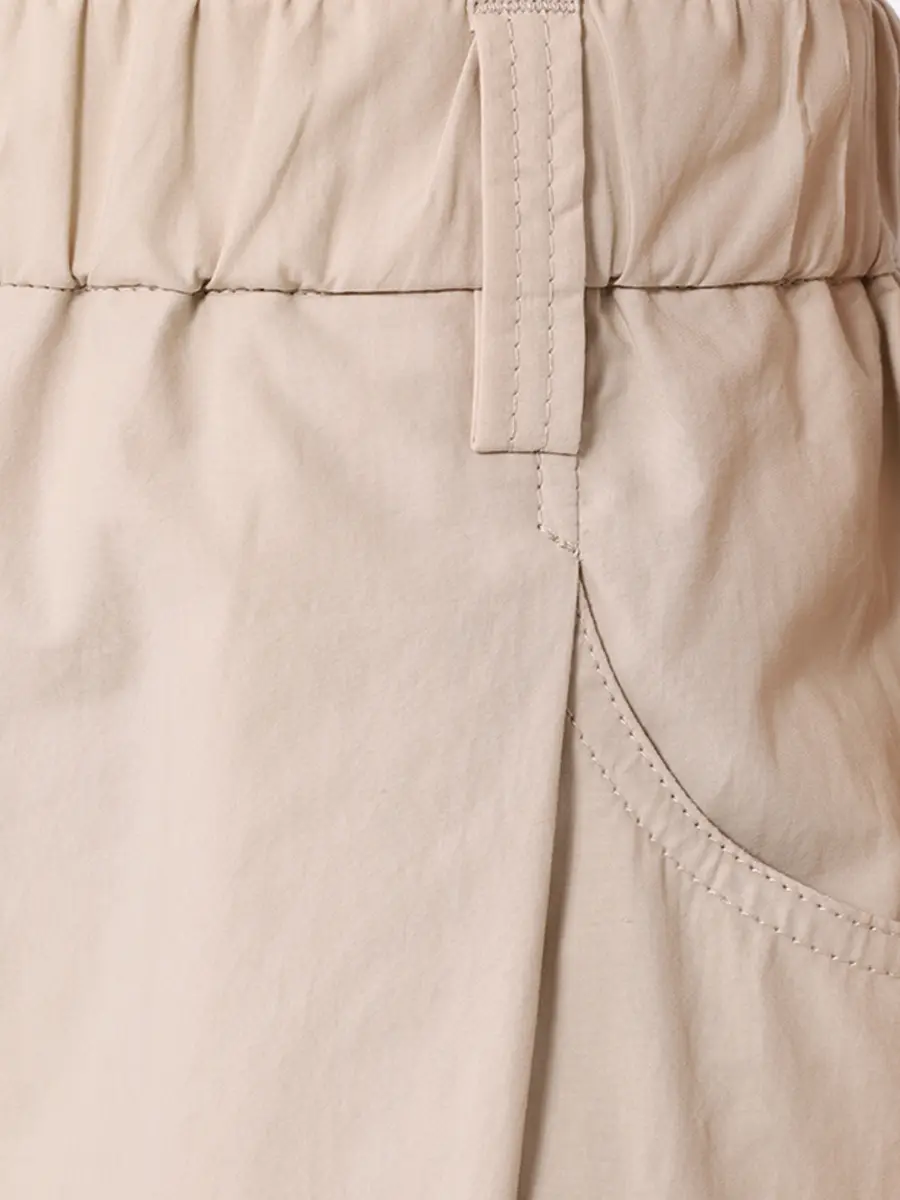 Брюки хлопковые BRUNELLO CUCINELLI M0H93P7894 C8617 Бежевый  Фото 4