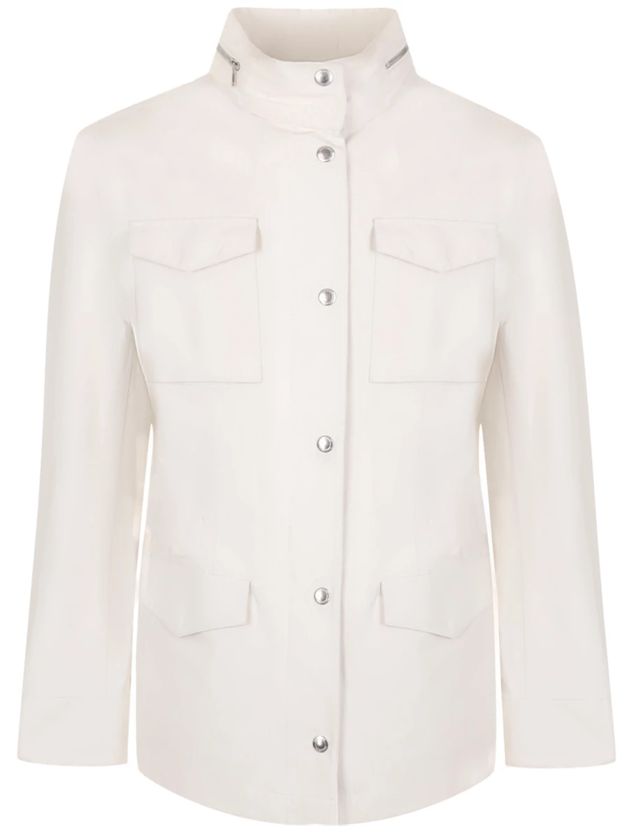 Куртка однотонная BRUNELLO CUCINELLI MB4086113 CHE54 Белый 