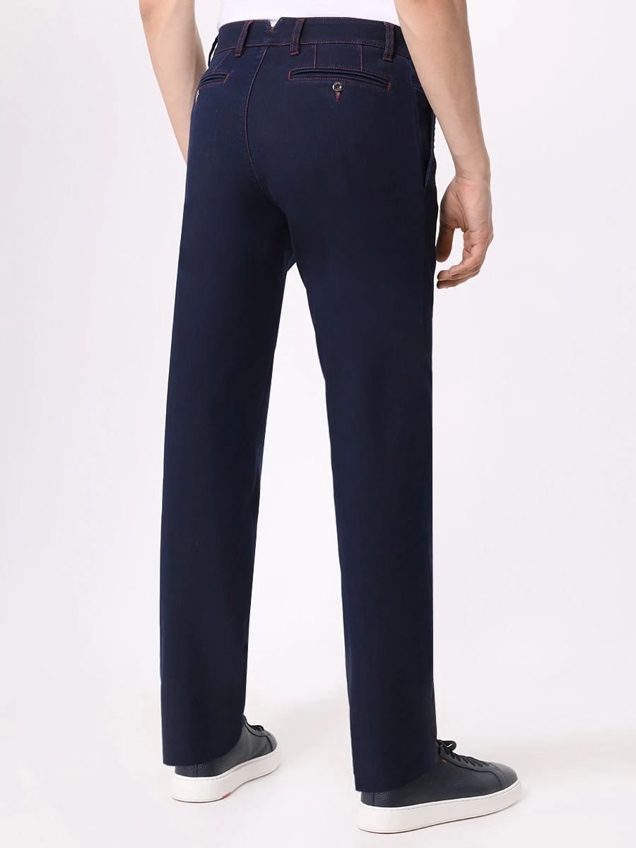 Джинсы Regular Fit хлопковые CANALI PD01352/301/91808/R Синий  Фото 3