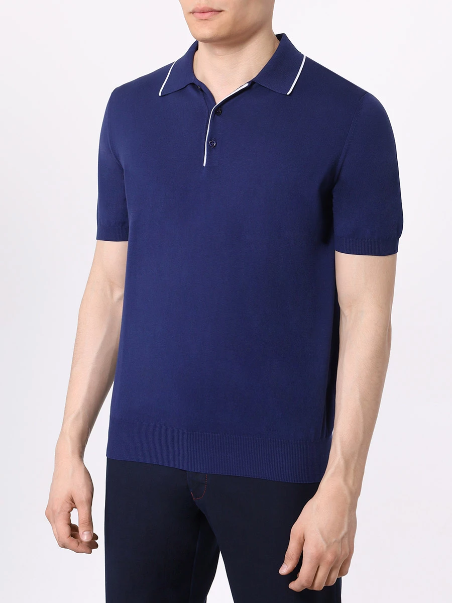 

Поло хлопковое, Синий, MK01148/306/C0997