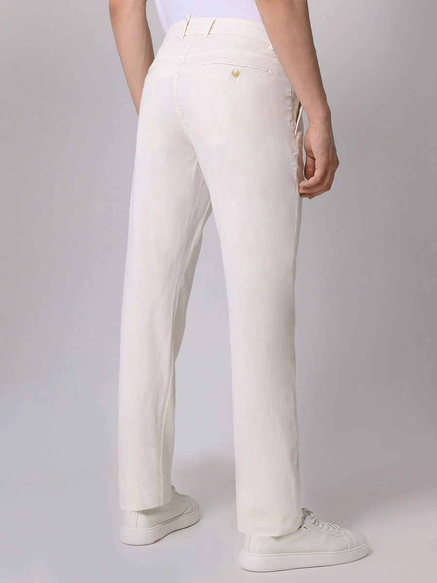 

Брюки Regular Fit однотонные, Кремовый, PT01355/005/91659/R
