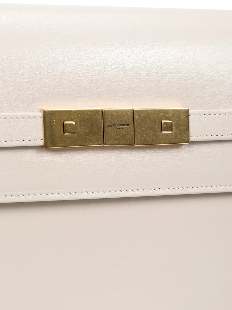 Сумка кожаная SAINT LAURENT 5792710SX0W 9207 Кремовый  Фото 5