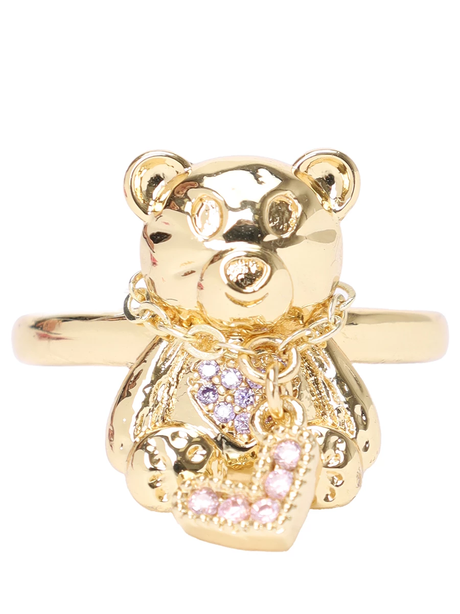 Кольцо Teddy's Heart SEXY FISH SF24000016G (17), размер Один размер, цвет золотой