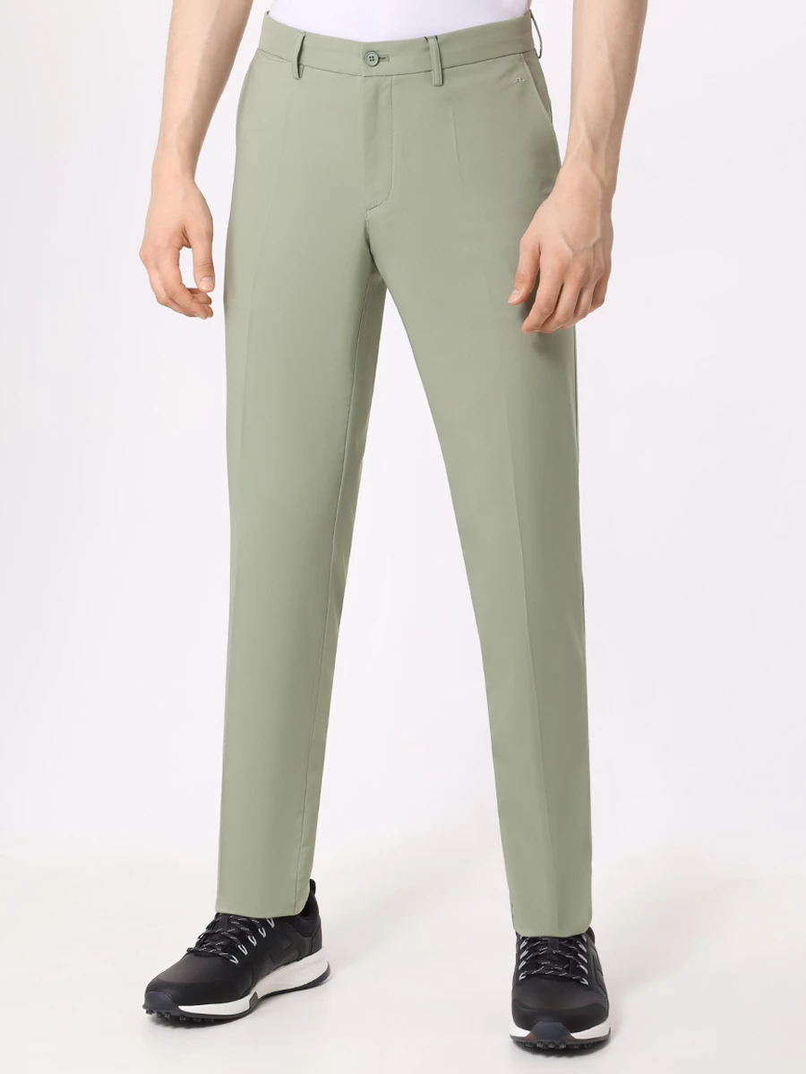 Брюки Regular Fit однотонные Elof LINDEBERG GMPA08942/M311 ELOF Зеленый  Фото 4