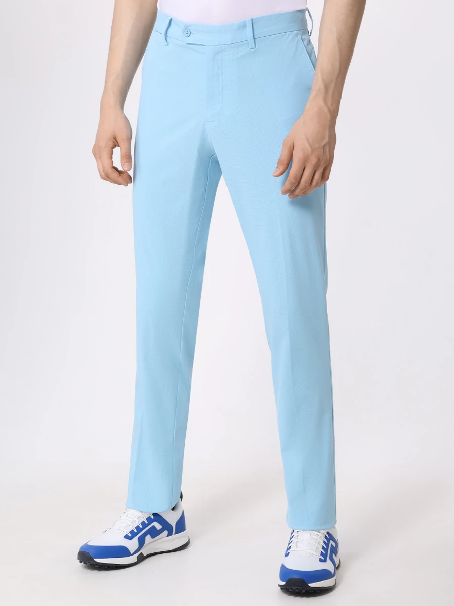 Брюки Regular Fit однотонные Vint LINDEBERG GMPA0969634 0493 Голубой  Фото 4
