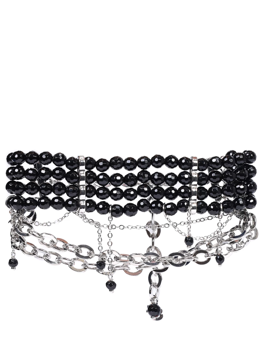 

Браслет с агатом Black Passion, Серебряный, SF10000098S (24)