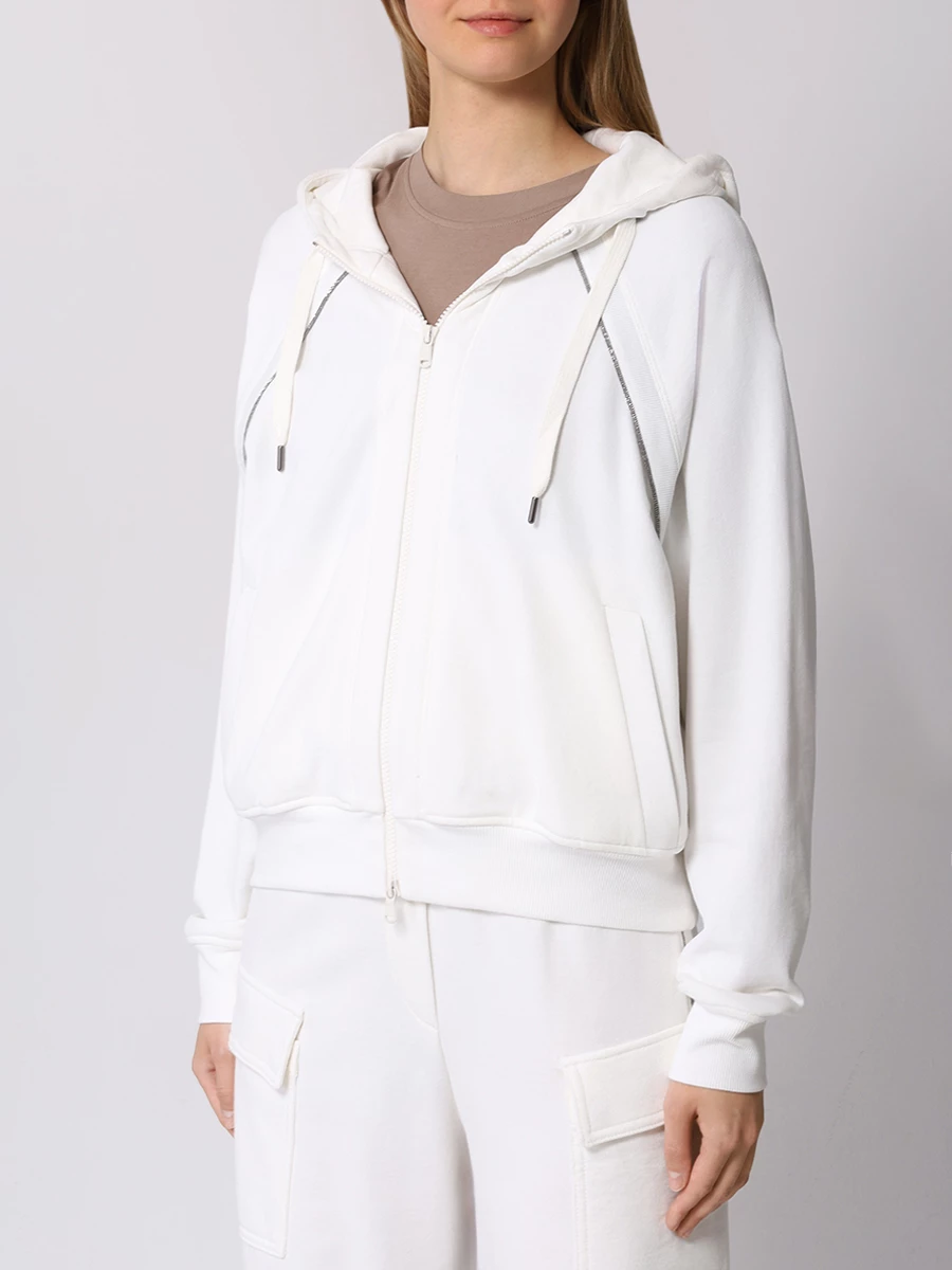 Костюм хлопковый BRUNELLO CUCINELLI MN05NEM506/MN05NEM599 C7220 Белый  Фото 4