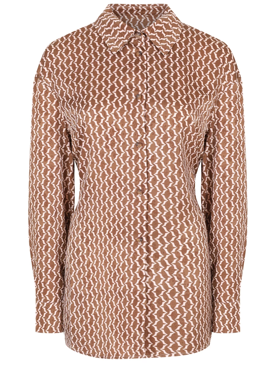 Блуза из тенселя SEVEN LAB SBY.02.766.341, размер 42, цвет принт - фото 1