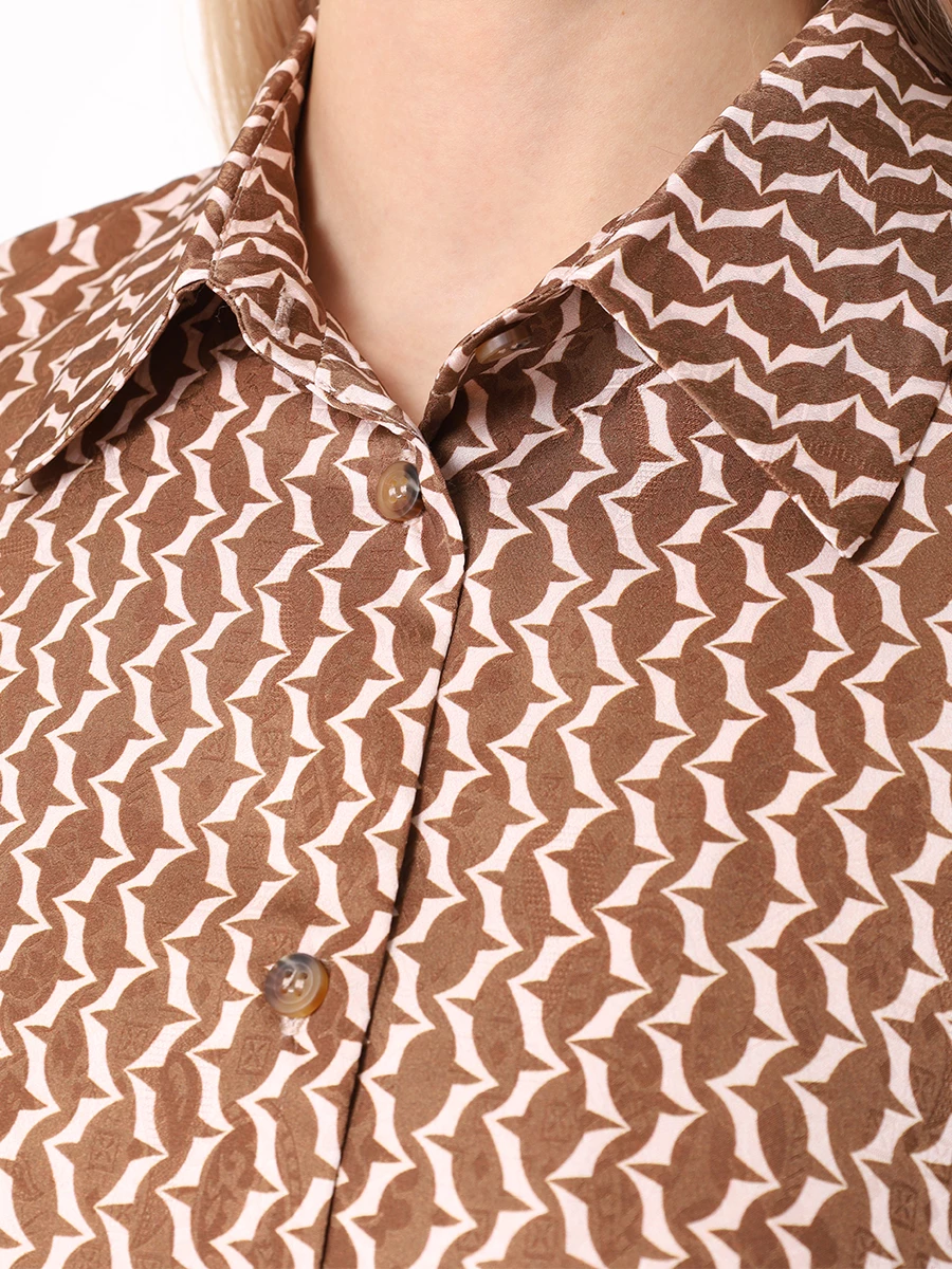 Блуза из тенселя SEVEN LAB SBY.02.766.341, размер 42, цвет принт - фото 5